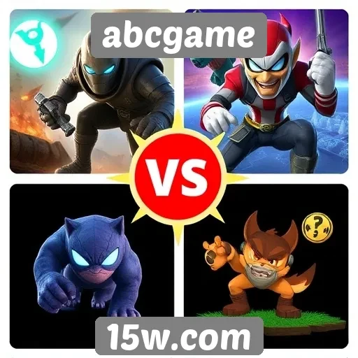 Comparação entre jogos populares no abcgame